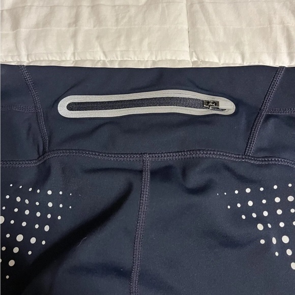 Athleta Sonar Gel Dot Capri Leggings Womens Small Navy‎ Size XS - Picture 2 of 5